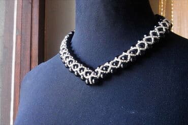 kutija za nakit za devojcice: Pearl necklace, Material: Beads — 1