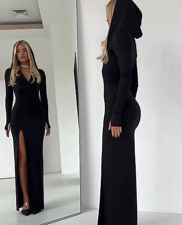 Muška odeća: ❤️❤️Elegantna maxi haljina s kapuljačom
✅1900 din — 5