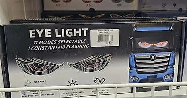 Auto delovi: LED dekor „Devil’s Eye / Eye Light” za vetrobran vozila - Svetleći — 3