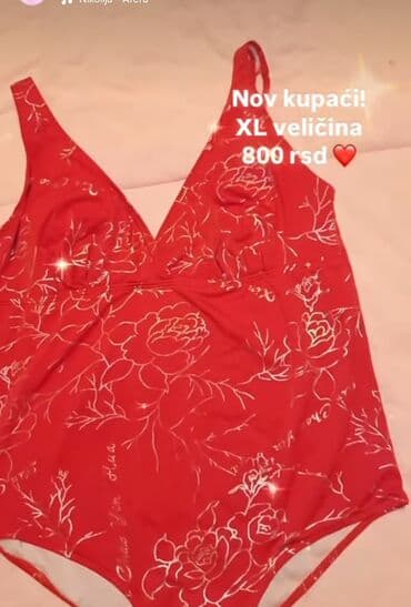 Other: Za punije dame. Jednodelni bikini Uz crni, crveni ide na poklon — 2