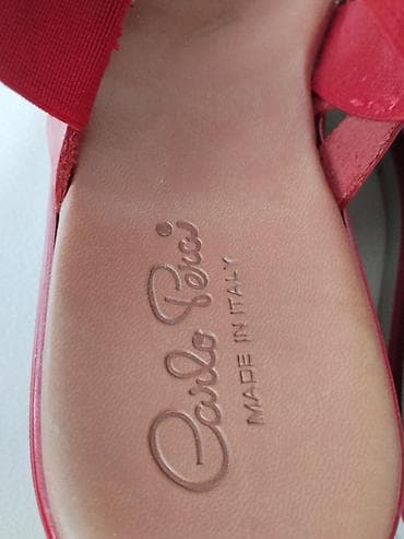 espadrile na platformu prodaja: Carlo Pera kozne sandale - br 38, kao nove — 5