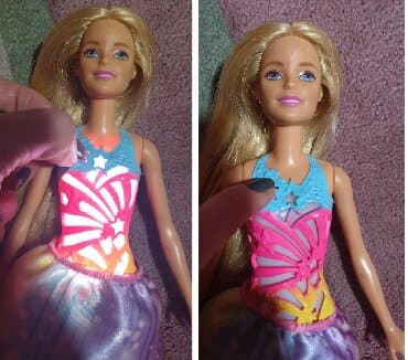 igračke od kartona: BARBIE DREAMTOPIA original lutka barbi . Svetlucava princeza. Svetli i — 5