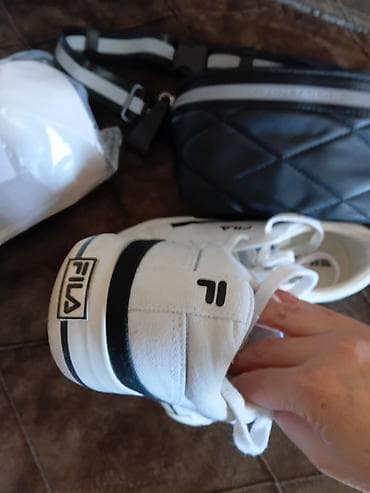 Sandals and flip-flops: Fila ženske patike – klasičan model od platna - Brend: Fila - Boja — 3