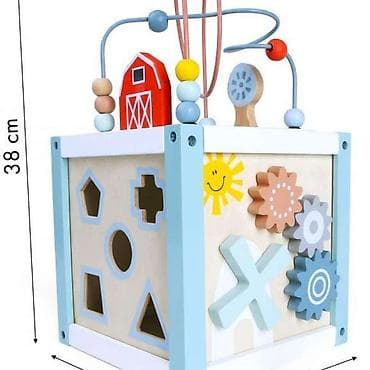 Other: DRVENA AKTIVITI/EDUKATIVNA KOCKa 5u1 – ECO TOYS Šifra proizvoda — 3