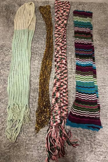 Scarves: Dugacki salovi pleteni — 1