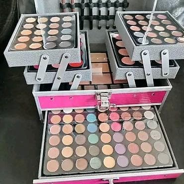 dr scholl proizvodi za negu stopala: Profesionalni make-up kofer – Miss Rose Sveobuhvatan set šminke u — 3