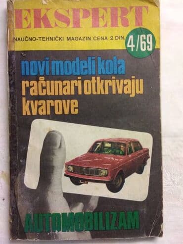 casopis zastava 101: Casopis Ekspert br.4/69 113 str. 22 cm. stanje dosta lose — 1