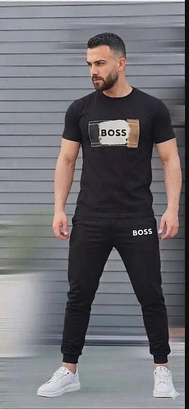 pidzama na engleskom: Trenerka Boss, bоја - Crna — 1