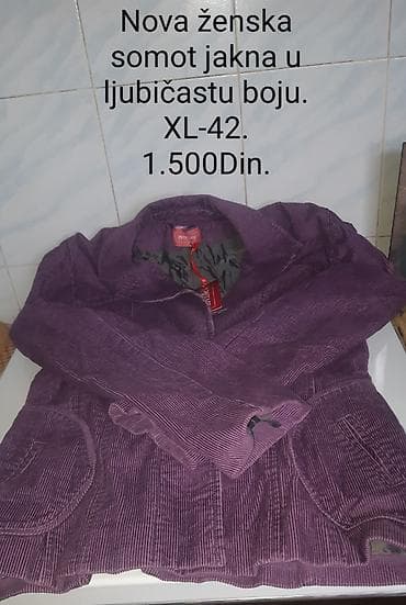 Wedding Clothes & Accessories: Ženska somotska jakna “Passage” u ljubičastoj boji. - Brend: Passage — 2