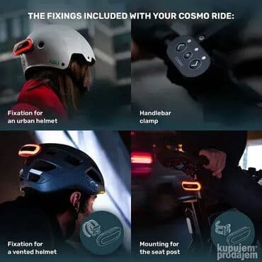 trotinet bubamara 5 u 1: *** VELIKA AKCIJA *** #0619 Cosmo Bike - Black Gloss Brake Light and — 11