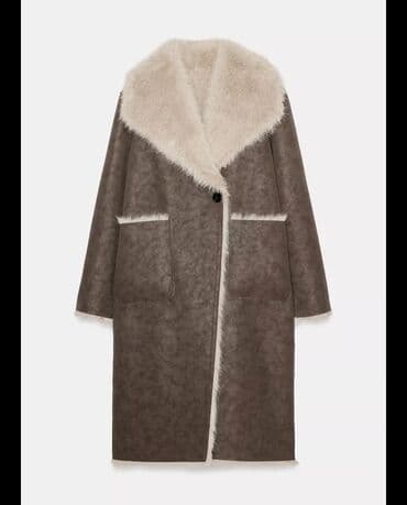lidl prsluk sa dva lica: S, With lining, Faux fur, color - Khaki — 5