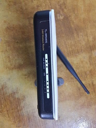 Computers, Laptops & Tablets: Wireless router TP-link TL-WR340G, 4-port UTP 10/100, Athereos chip — 1