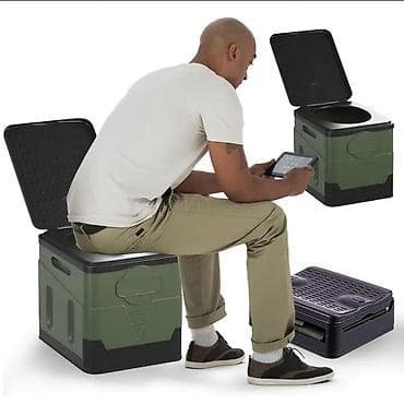 Donji delovi trenerke: Prenosiva kabina za presvlačenje/tuširanje + sklopivi prenosivi WC - — 4