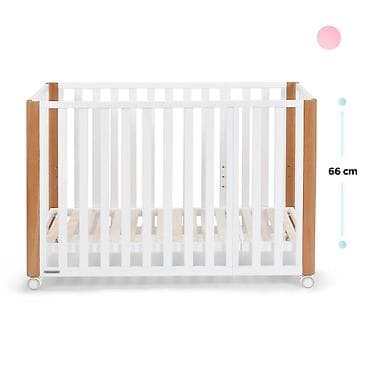 pomoćni krevet: KINDERKRAFT KOYA White – drveni krevetac 4 u 1 sa dušekom Šifra — 3