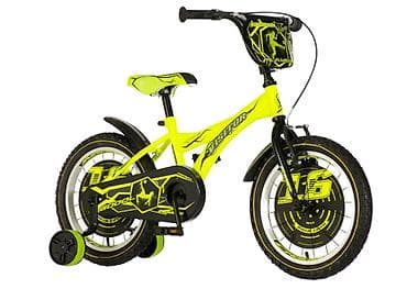 deciji tricikli guralice: Bicikl kids Visitor Player 16" – neon žuti Šifra proizvoda: 116 EAN — 3