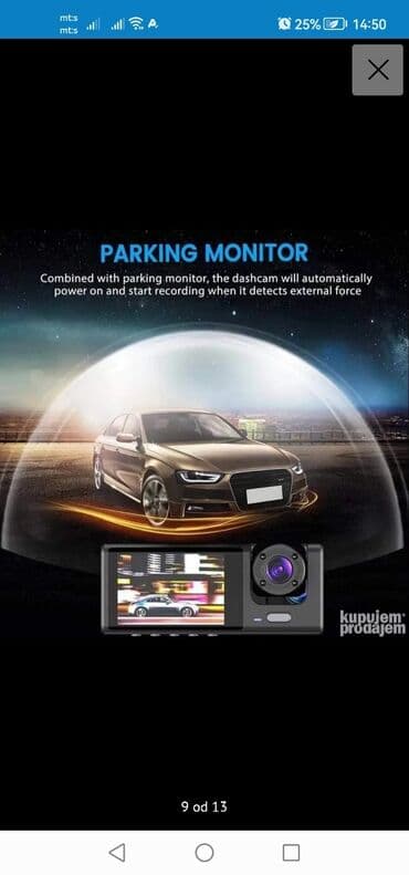 ip kamera sa sim karticom:  Cena 3.850 dinara3-kanalni DVR za automobile HD 1080P sa 3 sočiva — 3