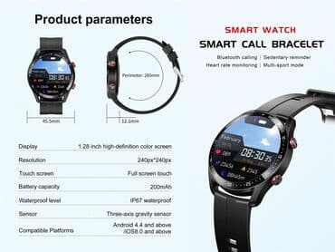 a1 satic: Smart watch, Unisex — 15