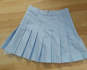 versaci majice: Plisirana mini suknja na pruge - Model: mini suknja sa širokim — 2