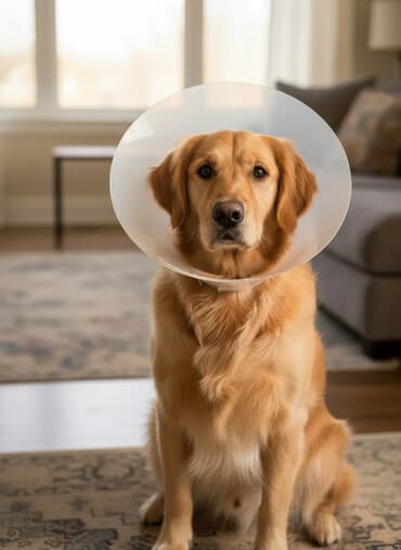 kavezi za kanarince: Veterinarski zaštitni ovratnik (Elizabetanski okovratnik) za pse/mačke — 1