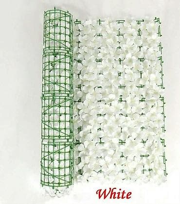 roze fotelje: 🌸 Dekorativna ograda od veštačkog cveća 3x1m 🌸 Ulepšajte svoju terasu — 5