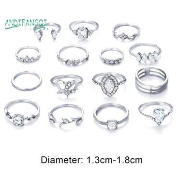 muško prstenje srebro: Set prstenja tibetansko srebro 1200 din — 9