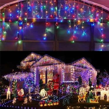 reflektori u boji: Led zavesa za spoljnu i unutrašnju upotrebu Dužina : 3m- 1.800dinara — 3