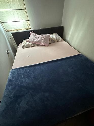 kofer za decu: Bračni krevet sa uzglavljem i dušekom - Dimenzije: okvir i dušek za — 4