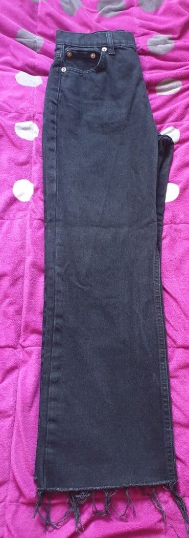 push up pantalone: Teksas, Visok struk, Ravne nogavice — 5