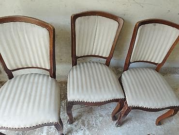 vintage stolice: Set starinskih drvenih stolica – komplet od 4 komada,u korektnom — 3