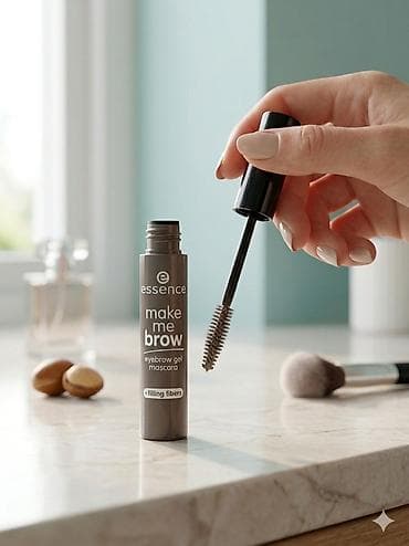 duks s: Essence Make Me Brow – gel maskara za obrve sa vlaknima za — 1