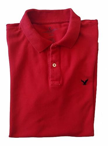 sorc velicina 33: Men's T-shirt American Eagle, bоја - Crvena — 4