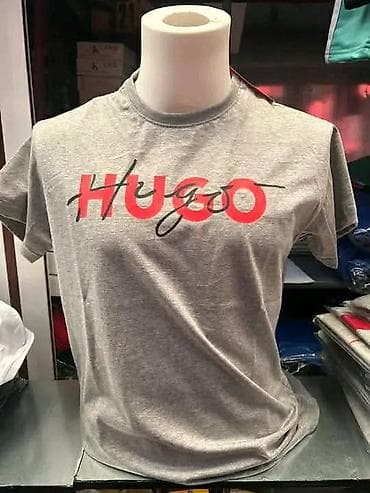 cotton kaputi: Men's T-shirt Hugo Boss, bоја - Tamnoplava — 7