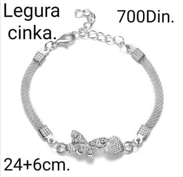 Lančana narukvica, Materijal: Cirkon na lalafo.rs Lančana narukvica, Materijal: Cirkon