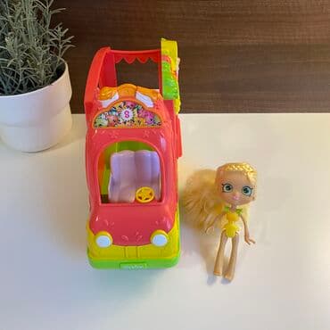 kaktus koji prica dexy co: Veliki Shopkins kamion za sladoled sa lutkom Jako zanimljiva igracka u — 5