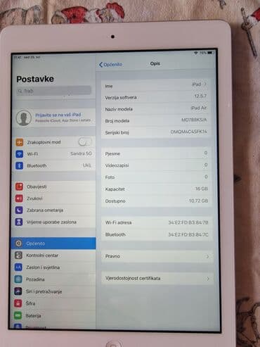 mini klima top shop: IPad Air sa 16GB memorije. Tablet je bele boje i pogodan je za — 3