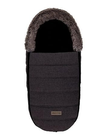 KikkaBoo Zimska navlaka za kolica – Fur Melange Black (šifra: KKB4)