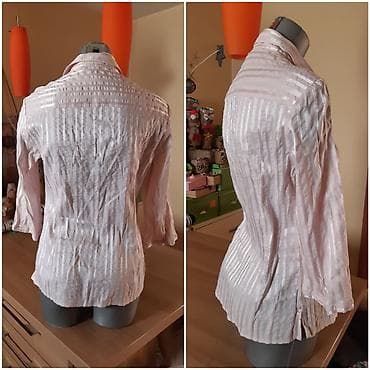 Muška obuća: Azzaro ženska košulja, veličina 42. - Boja: svetloružičasta sa — 3