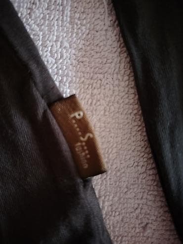 farmerke i sako: P.S. Fashion majica s rol-kragnom, model 36 (S). - Boja: tamno braon — 2