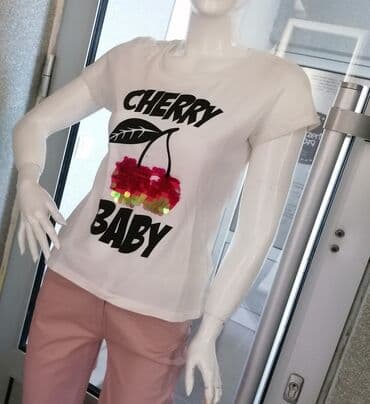 crop top c a: S (EU 36), Cotton, color - White — 1