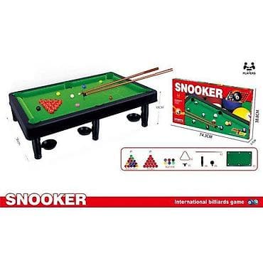 robot za stoni tenis: Stoni snuker – set za igru - Kompaktan sto za snuker/bilijar sa — 1