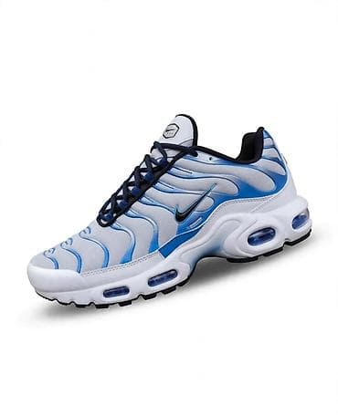 najk 90: Nike Air Max Plus (TN) muške patike – sivo/plava boja - Ikonični Air — 1
