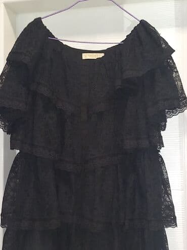 balasevic haljine svecane: L, color - Black, Evening, Short sleeves — 5