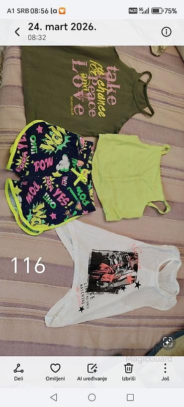 stitch haljina za devojcice: Paketić dečijih haljina/suknji 116 su sve veličine - Crna suknjica — 8