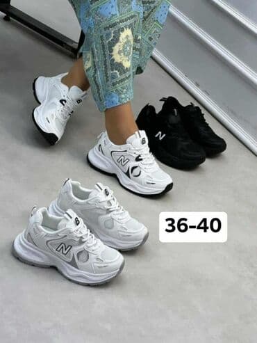 Ankle boots: New Balance, 40, color - White — 1