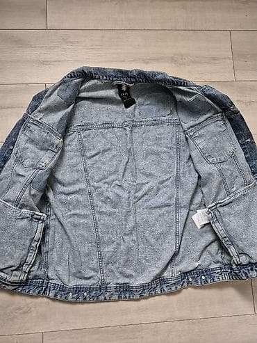 jakne od jelenske koze: Muška teksas jakna SMOG, veličina XL. - Klasičan kroj sa kragnom i — 3