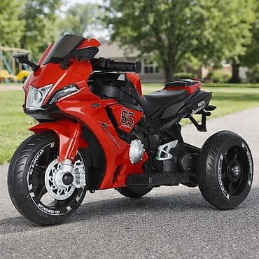dečiji motor na akumulator: Dečiji motor na akumulator – crveni, trotočkaš Opis: - Električni — 2