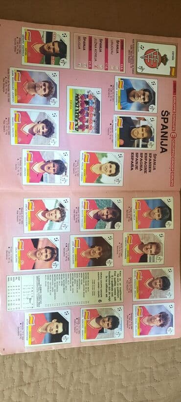 album za sličice: Album Italija 90 popunjen, polovan — 8