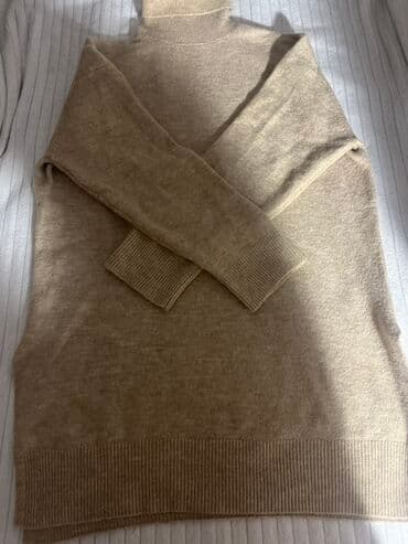 Women's Clothing: Pletena rolka – bež/boja peska - Klasična ženska rolka sa visokim — 2