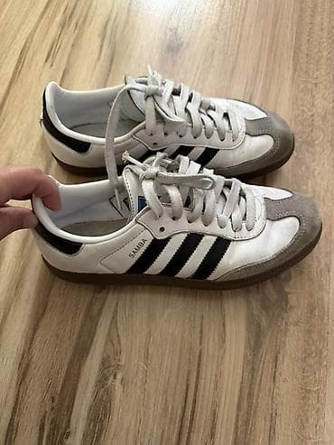 Adidas Samba OG patike - Model: Adidas Samba OG - Boja: bela sa crnim