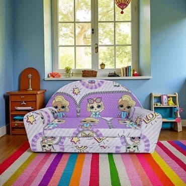 Kreveti za decu: Bambi sofa Sedeći deo 70x30cm Kada se rasklopi 70x100cm Sastav sundjer — 1